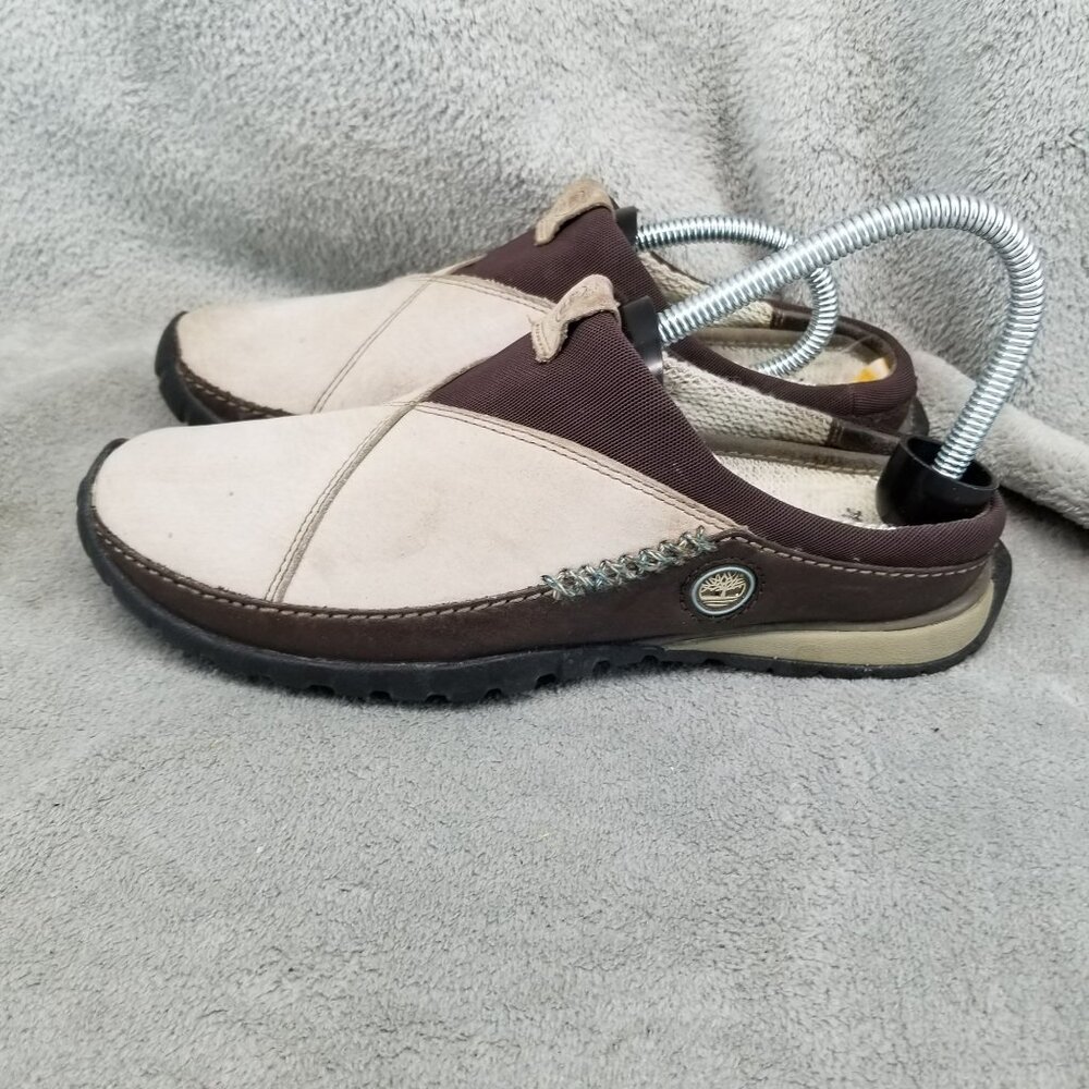 Timberland & Smartwool Shoes Womens 6.5  Brown Tan Slip On Clogs *Read*
